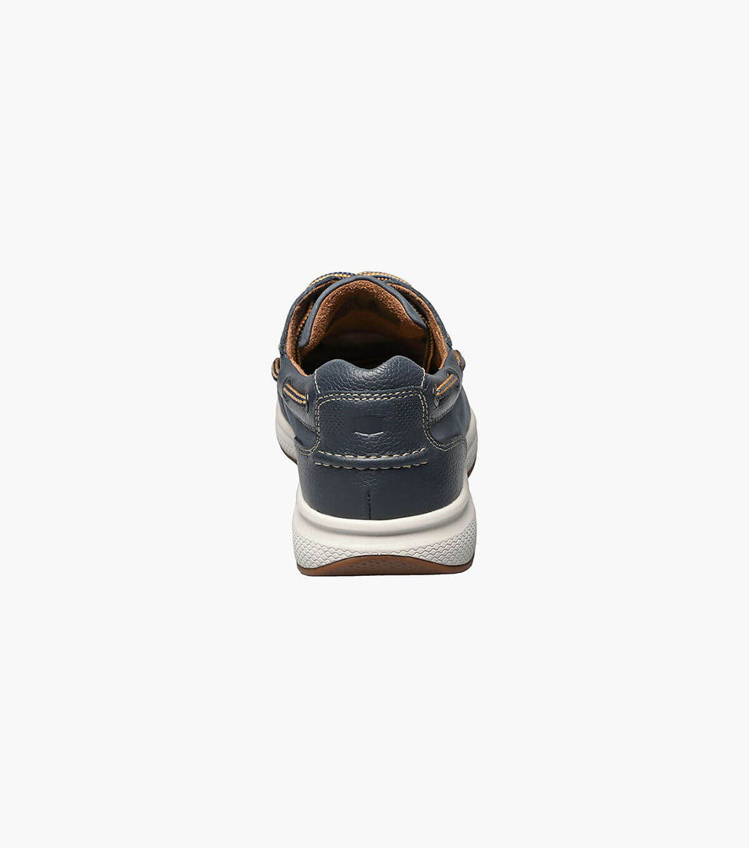 GREAT LAKE INDIGO | Florsheim Mens Great Lakes Moc Toe Oxford-Brandy