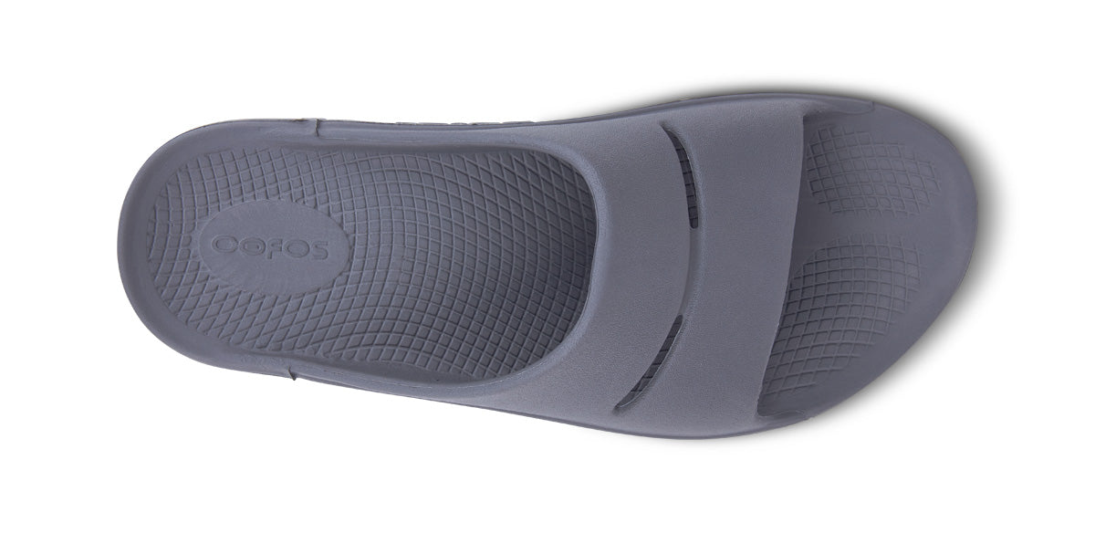 OOAHH SLATE SLIDE | at Brandy's shoes