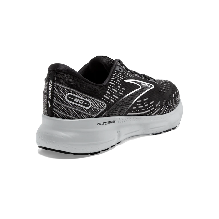 GLYCERINE BLACK/WHT Men's road-running shoes | Brooks Mens Glycerin 20 110382-059-Brandy