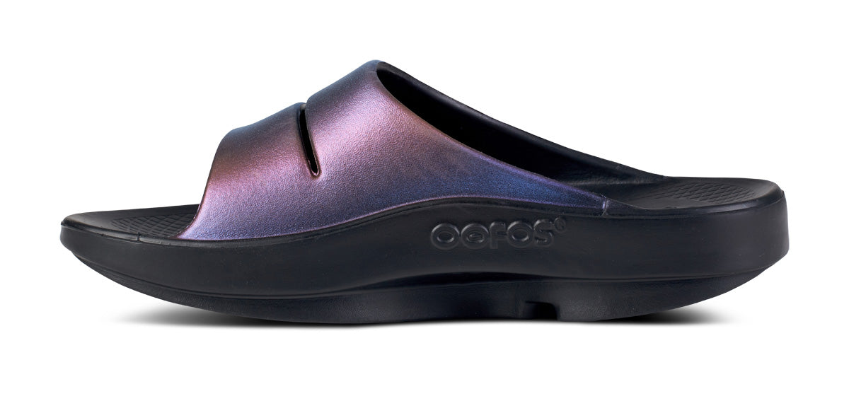 oofos women's ooahh luxe slide multi