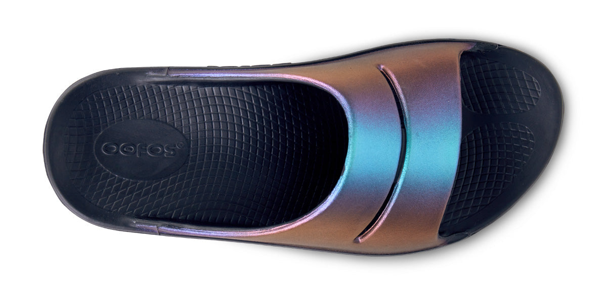 oofos women's ooahh luxe slide multi