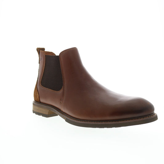 CABIN GORE BOOT CHES | Florsheim Cabin Gore Boot 11781-205-D Mens Brown Leather Chelsea Boots-Brandy