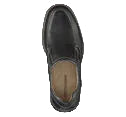 Shuler Moc Toe Black Slip-On Shoes