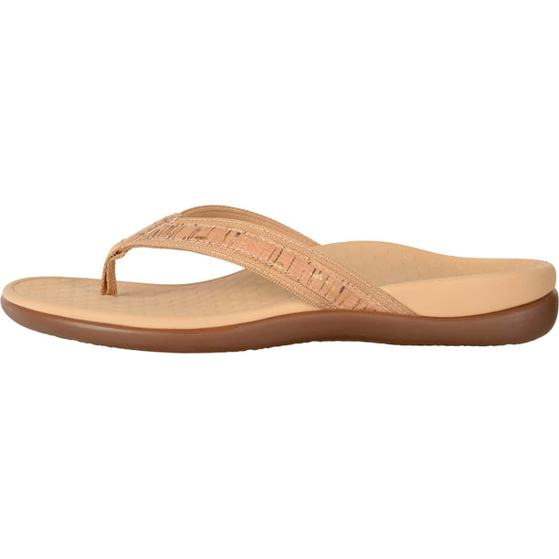 TIDE GOLD CORK | Vionic with Orthaheel Technology Women's Tide II Sandal-Brandy