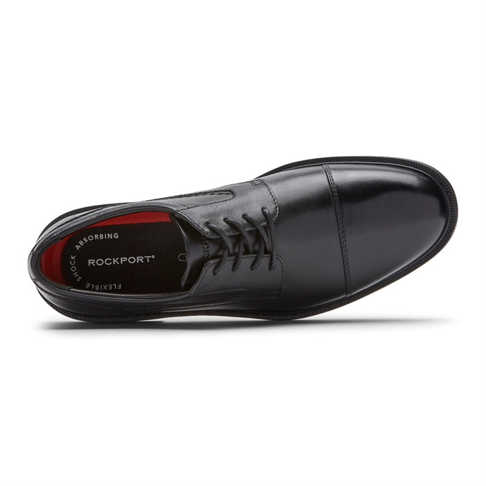 Tanner Cap Toe Black -  Rockport at Brandys Shoes