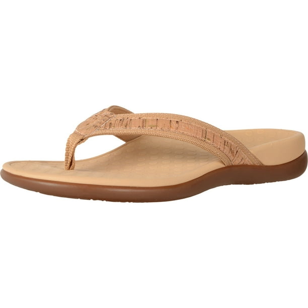 TIDE GOLD CORK | Vionic with Orthaheel Technology Women's Tide II Sandal-Brandy
