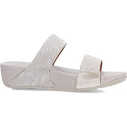 Lulu Glitz Slides Silver FitFlop