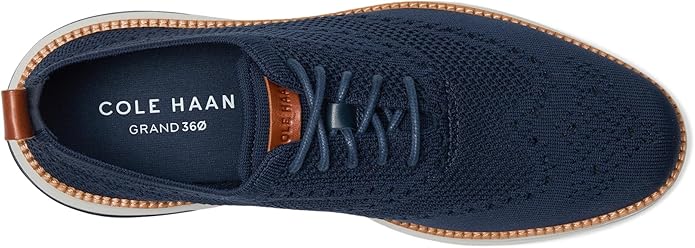 cole haan men's grand hurrion stitchlite navy