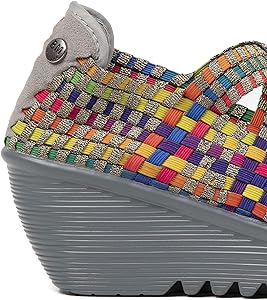 BRONZE MULTI | Bernie Mev Womens Lulia Casual Shoe Bronze Multi-GEM BRONZE-Brandy