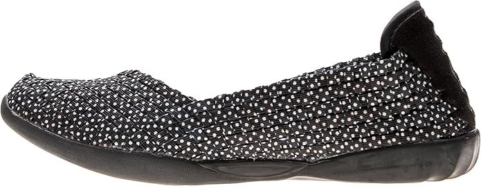 bernie mev women's bella polka dots black