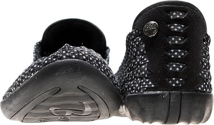 bernie mev women's bella polka dots black