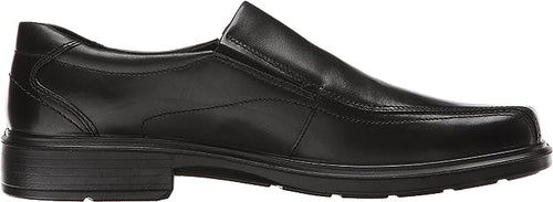 Men's Ecco Helsinki Black Slip-On | ECCO Mens Helsinki Slip On Loafer-Brandy
