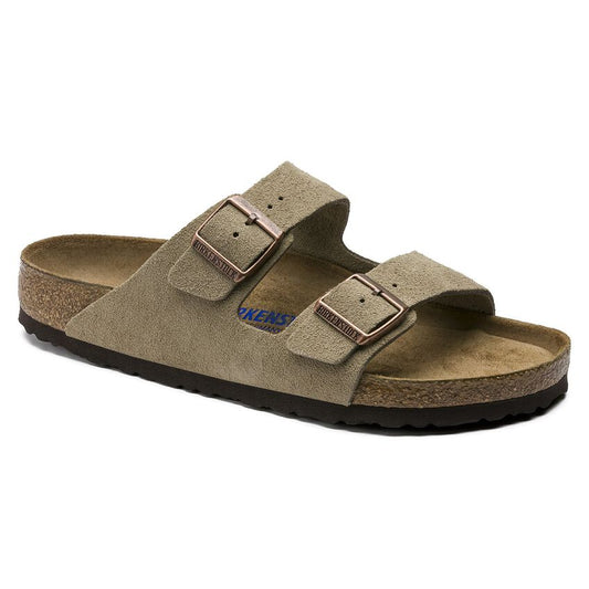 Birkenstock women's arizona taupe suede