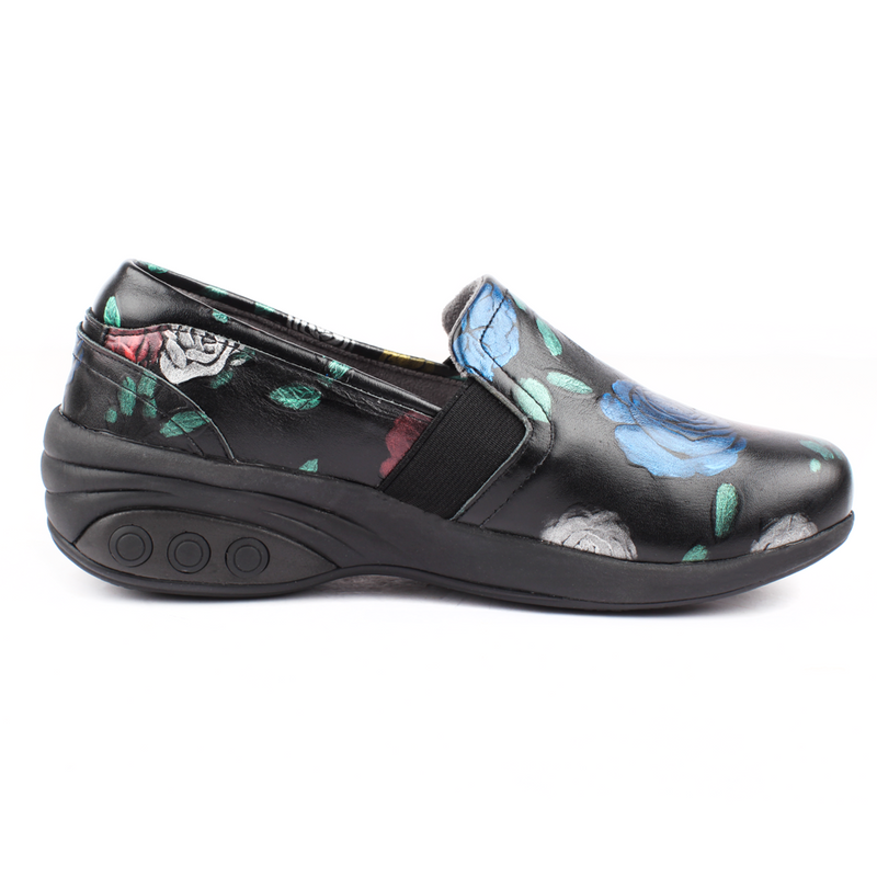 therafit women's annie black floral