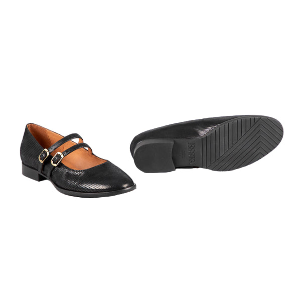 laurevan women's  anya black patent