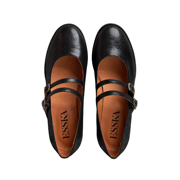 laurevan women's  anya black patent