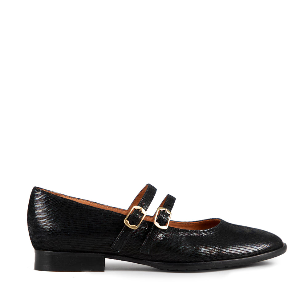 laurevan women's  anya black patent