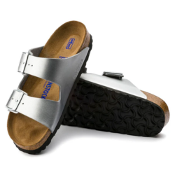 Arizona Silver Birko  Birkenstock at Brandys Shoes