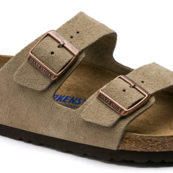 Arizona Taupe Suede  Birkenstock at Brandys Shoes