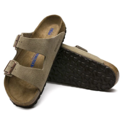Arizona Taupe Suede  Birkenstock at Brandys Shoes