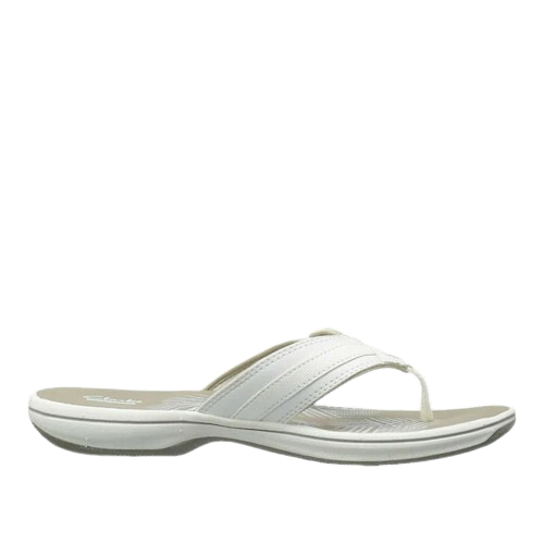 BREEZE SEA 25508 WHITE SYNTHETICCLARKS @BRANDYS SHOES