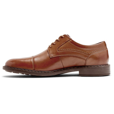 Tanner Cap Toe Cognac - Rockport at Brandys Shoes