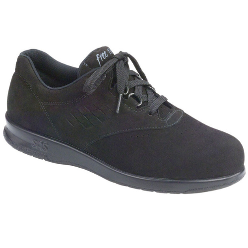 Free Time Black Walking Shoe