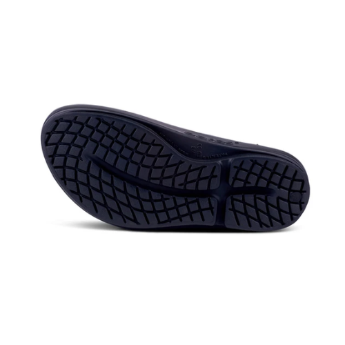 OOFOS Women's OOmega Thong Sandal - Black
