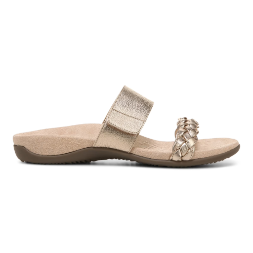Vionic Women's Jeanne Slide Sandal - Gold