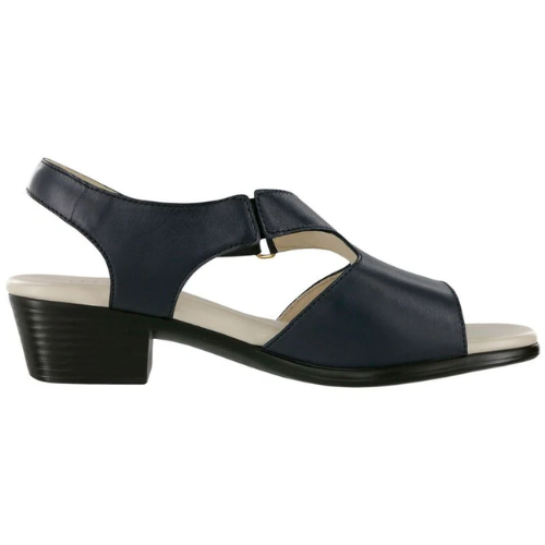 Suntimer Navy Heeled Sandals