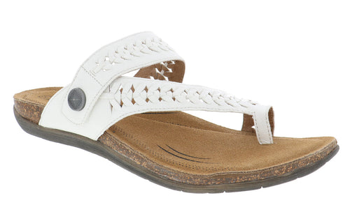 LEXI WHITE | Biza LEXI Women's White Sandal-Made in USA-Brandy's Shoes