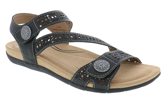 LUCY BLACK | Biza LUCY Women's Black Sandal-Made in USA-Brandy's Shoes
