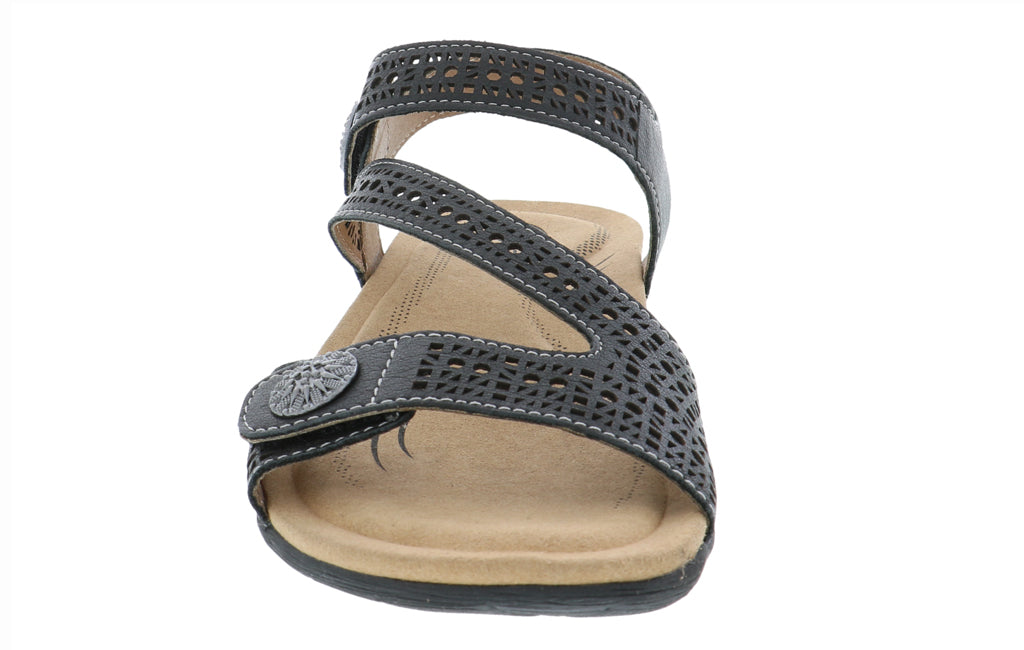 LUCY BLACK | Biza LUCY Women's Black Sandal-Made in USA-Brandy's Shoes
