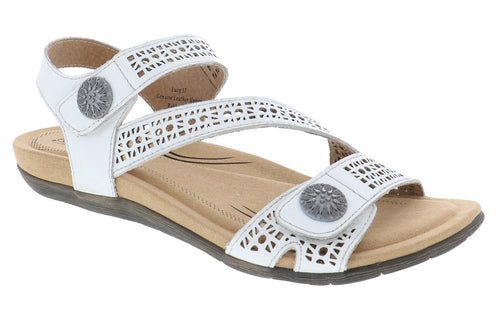 LUCY WHITE | Biza LUCY Women's White Sandal-Made in USA-Brandy's Shoes