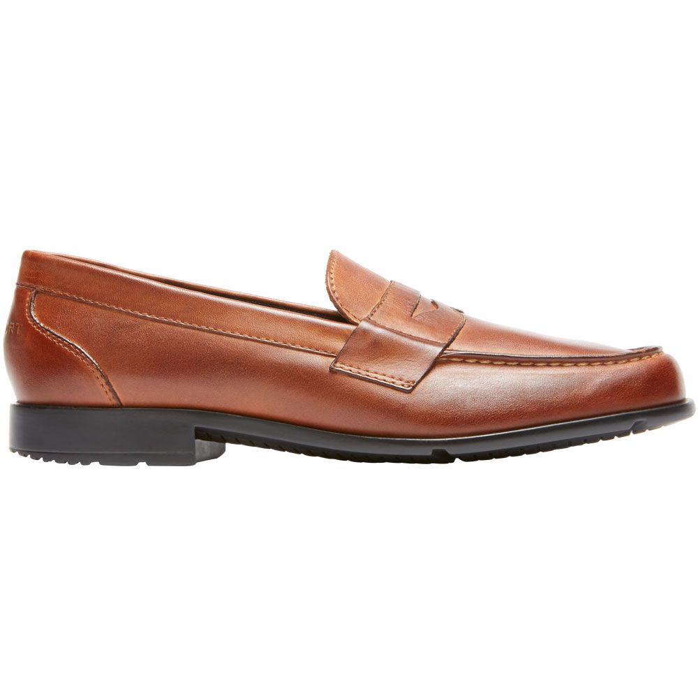 CLASSIC LOAFER PENNY TAN | Rockport Classic Penny Loafer Penny Loafer Shoes - Mens-Brandy