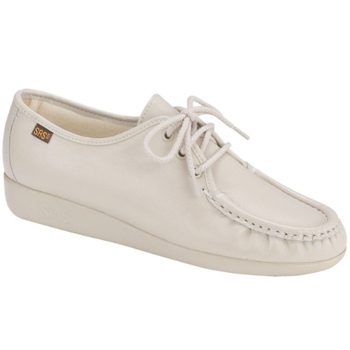 Siesta Lace Up Bone Loafer