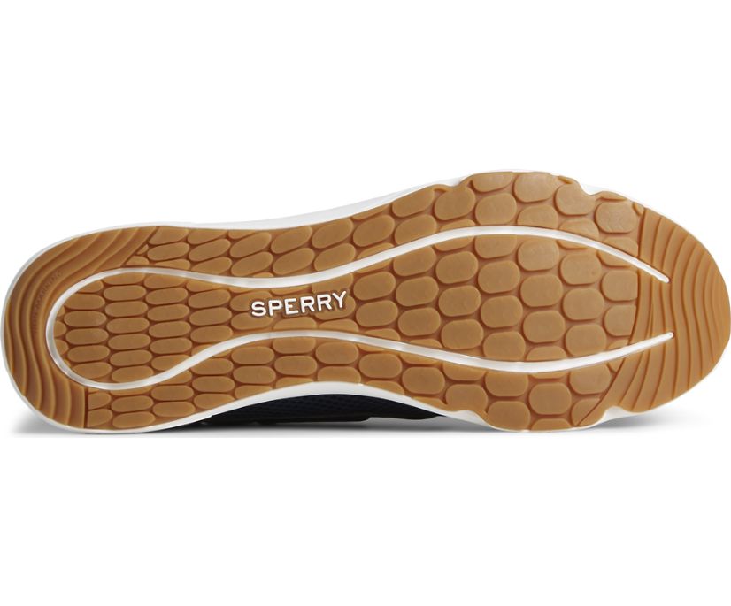 7 SEAS 3EYE NAVY | Sperry Men's Navy 7 SEAS 3-EYE Shoes-STS24363-Made in USA-Brandy's Shoes