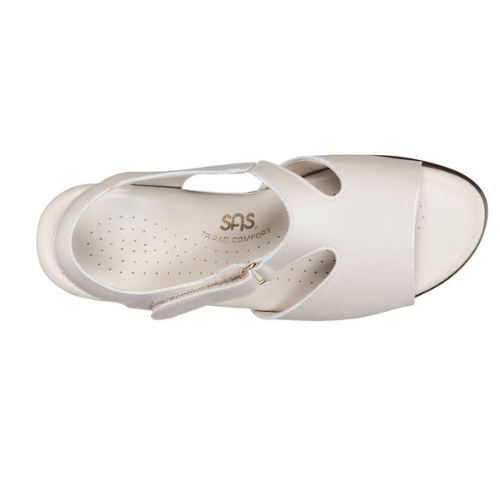 Suntimer Heel Strap White Sandal