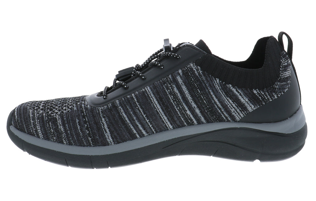 SOLAR BLACK/GREY | Biza SOLAR Women's Black-Grey Shoes-Sneaker-Made in USA-Brandy's Shoes