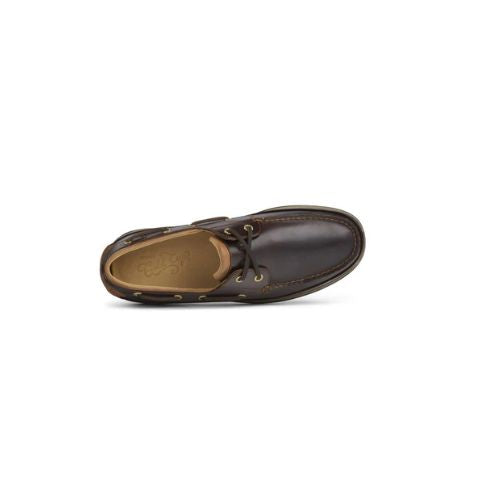 GOLD CUP ARMARETTO LEATHER BOAT SHOES
