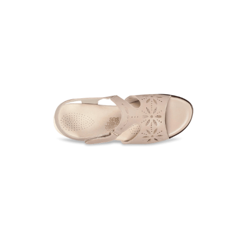 Sunburst Heeled Cream Sandals