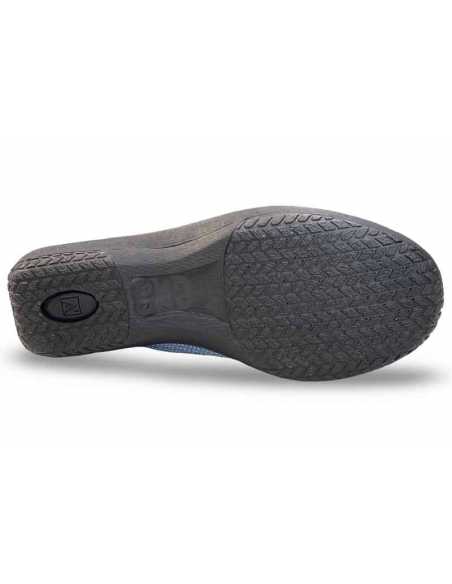 Lyla Brick Blue Anatomical Ballet Flats