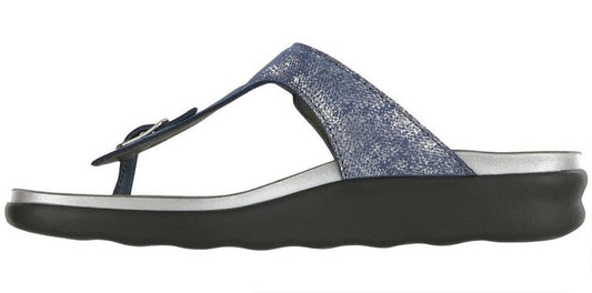SANIBEL SILVER BLUE at Brandy's Shoes Made in USA