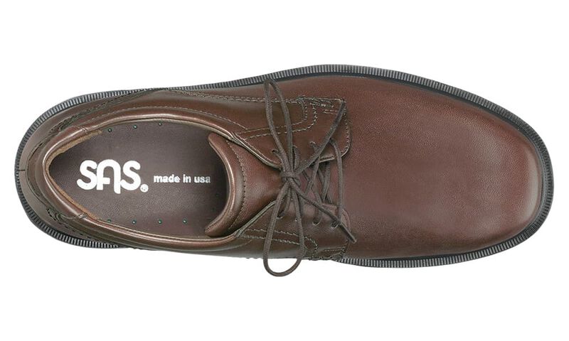 AMBASSADOR BROWN | SAS Ambassador Lace Up Oxford BROWN MENS Shoes Brandy's Shoes Made in USA