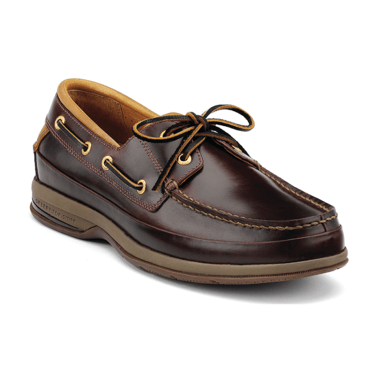 GOLD CUP AMARETTO |Sperry Mens Gold ASV 2-Eye Boat Shoe, Made in USA Amaretto - 12