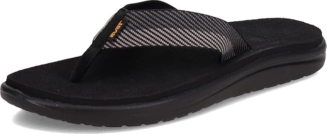 VOYA FLIP Grey Vori Black Gray Vgbr Thong Sandals