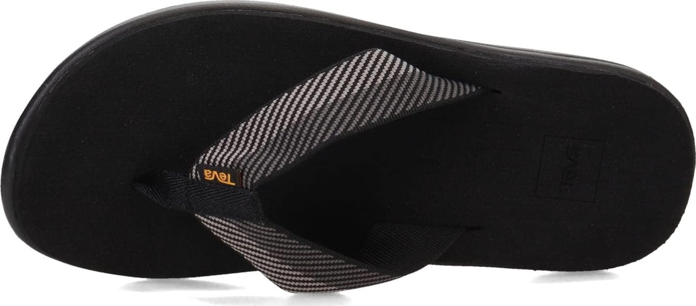 VOYA FLIP Grey Vori Black Gray Vgbr Thong Sandals