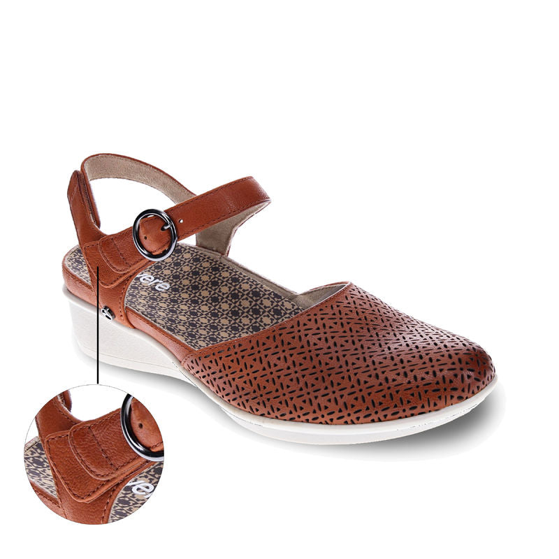 Calabria Cognac - Revere Comfort Shoes at Brandys Shoes