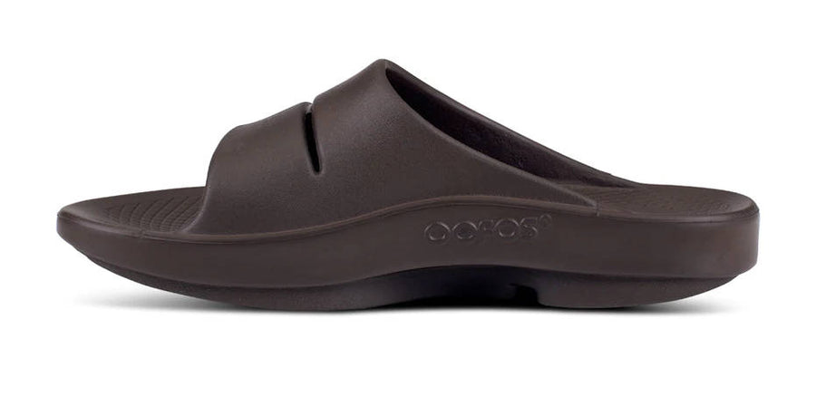 Ooahh Mocha Slide - Oofos at Brandys Shoes