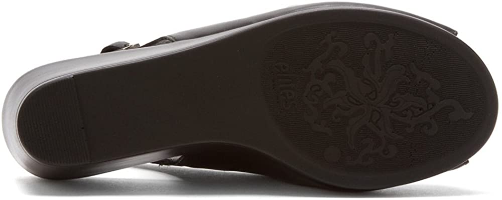 WALKING CRADLE, WEDGED HEEL SANDALS HOLIDAY BLK